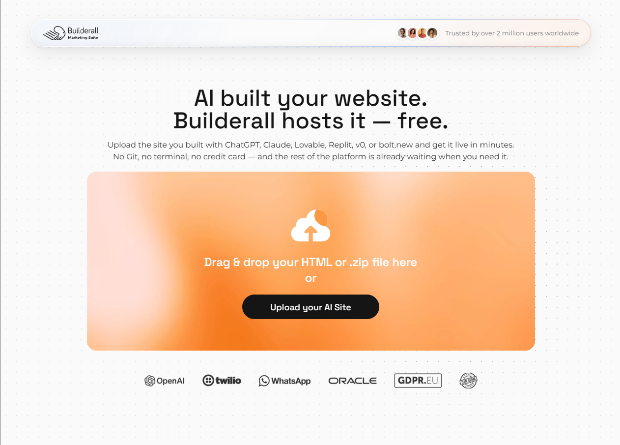 Builderall AI Hosting