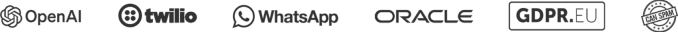 OpenAI, Twilio, WhatsApp, Oracle, GDPR.EU
